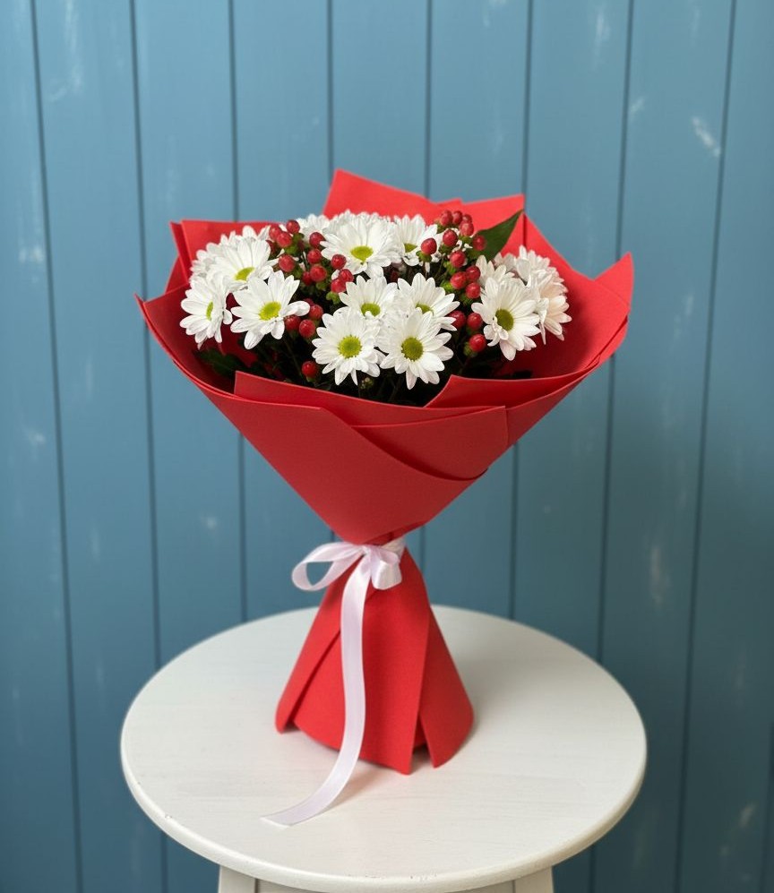 Букет цветов из: Хризантемы в Раздольном Республика Крым