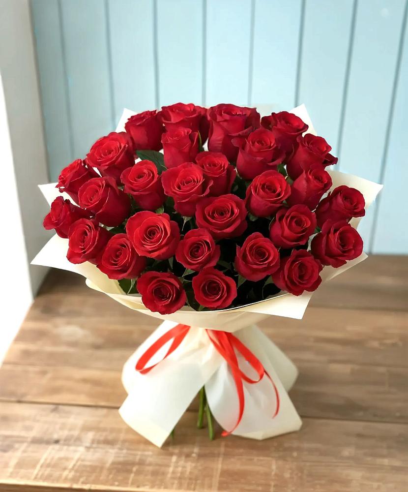 Букет 29 Красных роз в Раздольном Республика Крым