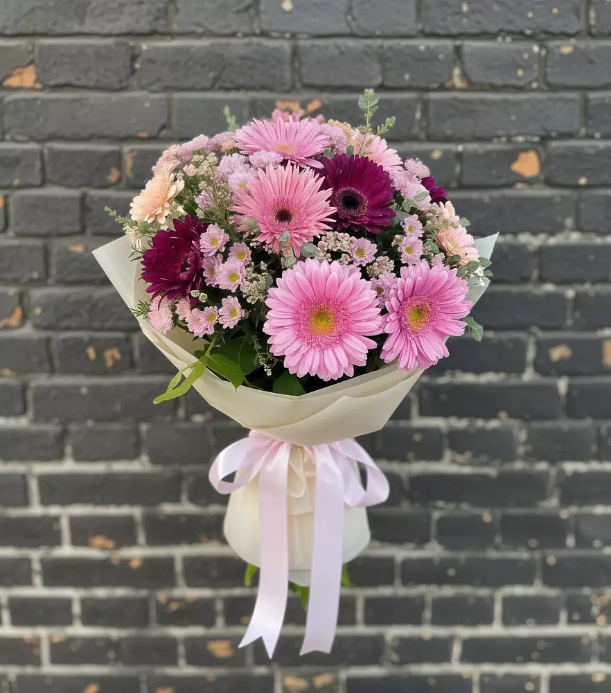 Букет цветов из: Герберы и Хризантемы в Раздольном Республика Крым