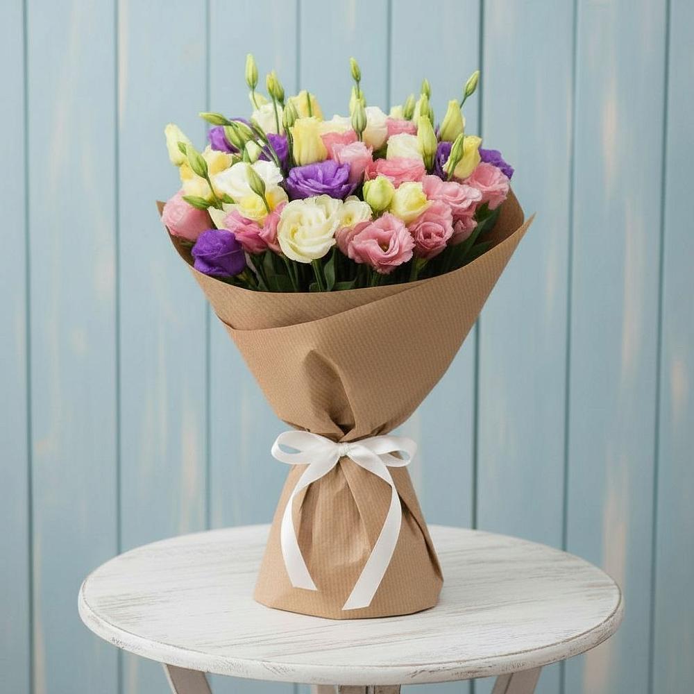 Букет цветов из: Лизиантусы в Раздольном Республика Крым