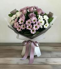 Букет цветов из:  Хризантемы и Розы #REPLACE_PRED# Раздольном Республика Крым