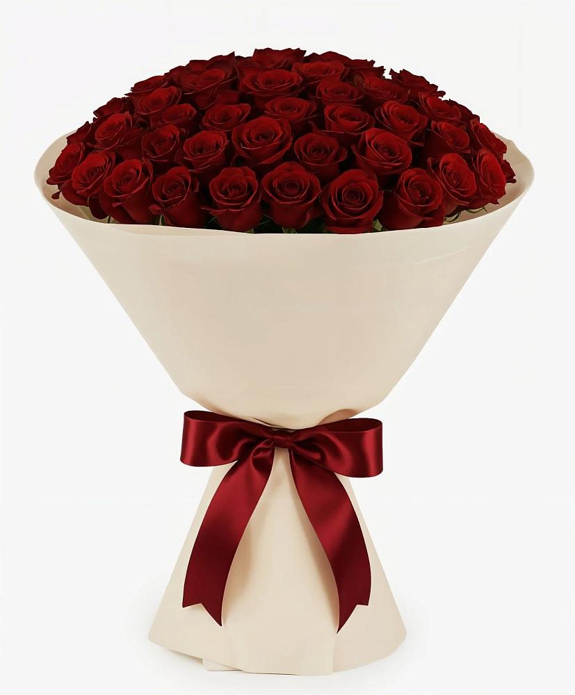 Букет 101 Бордовая роза Блэк Бакарра в Раздольном Республика Крым