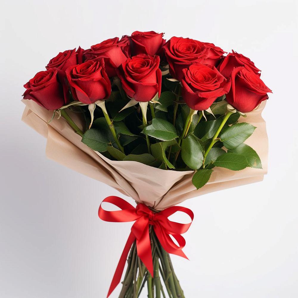 Букет 11 Красных роз Эдлесс Лав в Раздольном Республика Крым
