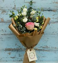 Букет цветов из:  Розы и Лизиантусы #REPLACE_PRED# Раздольном Республика Крым