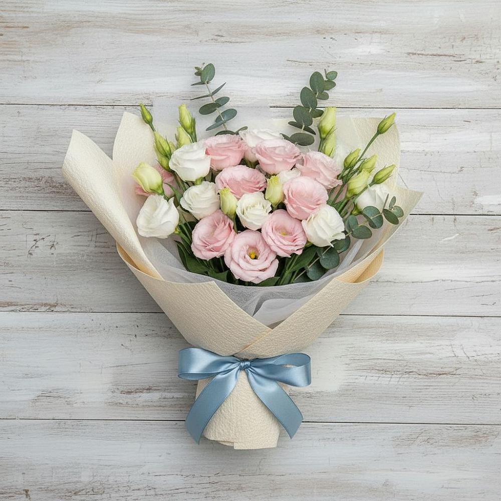 Букет цветов из: Лизиантусы в Раздольном Республика Крым